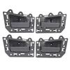 4Pcs Car Interior Door Handles Front Rear Left Right Grey Comfortable Grip 1JV461J3AA Inner Door Handles for Cars 5HR411J3AK