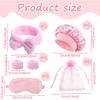 Comb set with storage bag, bring eye mask sleeping cap headband wristband, party gift package,gift,Special for real hair wigs