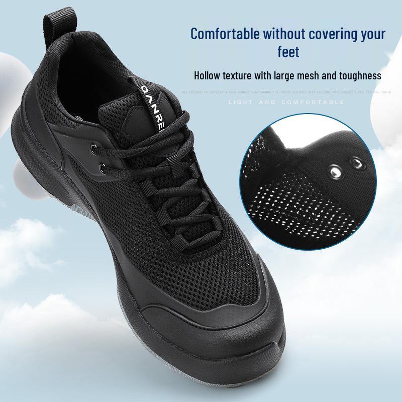 Jihua 3515 Men's Ultra-light Breathable Mesh Hiking Shoes - Puncture-resistant, Casual Summer Trainers.