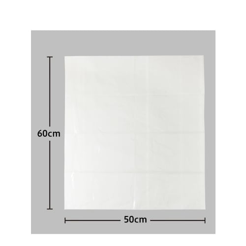 Chemical Japan CC-20N Extra Small Garbage Bags, 50cm Wide X 60cm Long, 0.025mm Thick, 20L Capacity, 20 Count, Transparent Poly Bags, Flexible, Stretch