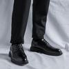 Classic Business Men's Leather Shoes Elegant gentleman style Groom's wedding party Black brown 38-46 Plus size shoes Hot