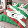 Algerien Nationalmannschaft 3-teiliges Bettwäsche-Set Bettbezug mit zwei Kissenbezügen für Schlafzimmer Heimdekoration