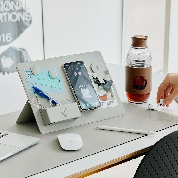 Line Friends Kaplano Brown Gobrew Ручной капельный стакан (500мл) — фото 8