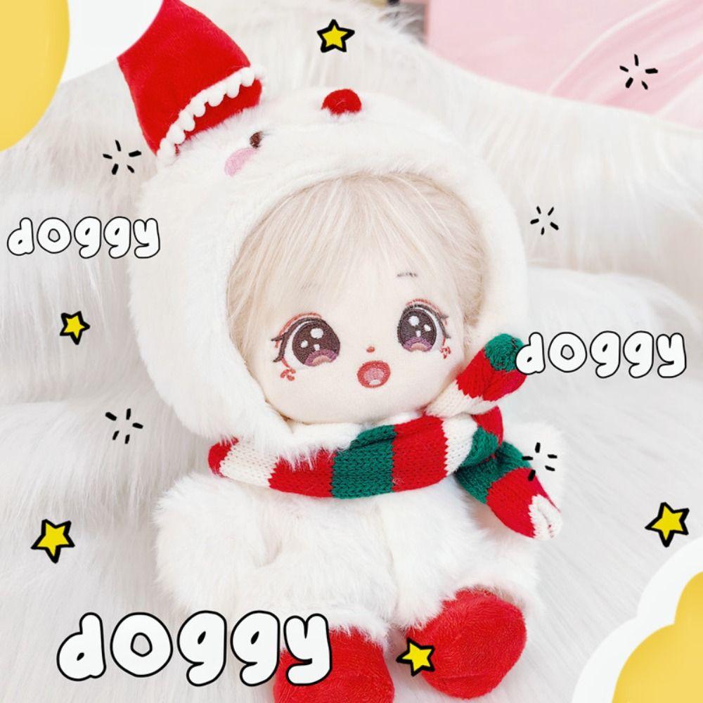 Trendy Christmas 20cm Cotton Clothes Cartoon DIY Toy Accessories Cute Colorful Clothes Decoration BJD