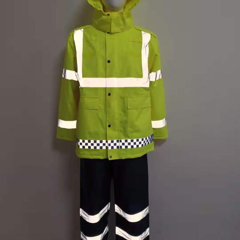 

High-Visibility Reflective Rain Suit M-XXL
