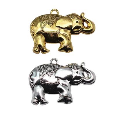 Retro Elephant Charms Alloy Animal Pendants For Jewelry Making Handmade Supplies