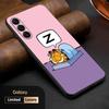 Gar-fis Cute Cartoon Cat Cool Design Phone Case For Samsung Galaxy S26 S25 S24 S23 S22 S21 Plus Ultra Note20 Soft Black