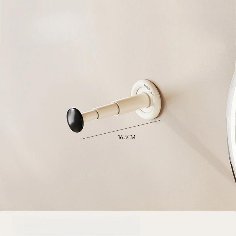 Justerbare Kleshengere Oppbevaringsløsning Enkel Montering Utrekkbar Kleshengerstativ Enkel Montering for Bad og Entréer