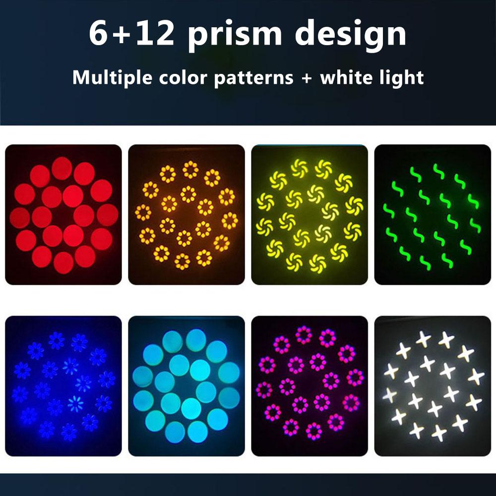 1/2/4PCS 150W 8*8 Pattern Moving Head Stage Lights DJ Party Disco Home Ambience Lamp DMX 512 12 Channel Professional Stage Light