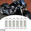 Motoforti 2/4/6Pcs 43mm Motorcycles Universal Exhaust Pipe Spring Stainless Steel Exhaust Pipe Spring Hook Modified Accessory