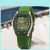 Fragrance Style Womens Silicone Watch With Quartz Mechanism For Daily Wear