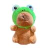 Cartoon Kapibara Doll Plush Capybara Head Cover Keychain Cute Bag Pendant Car Key Chain