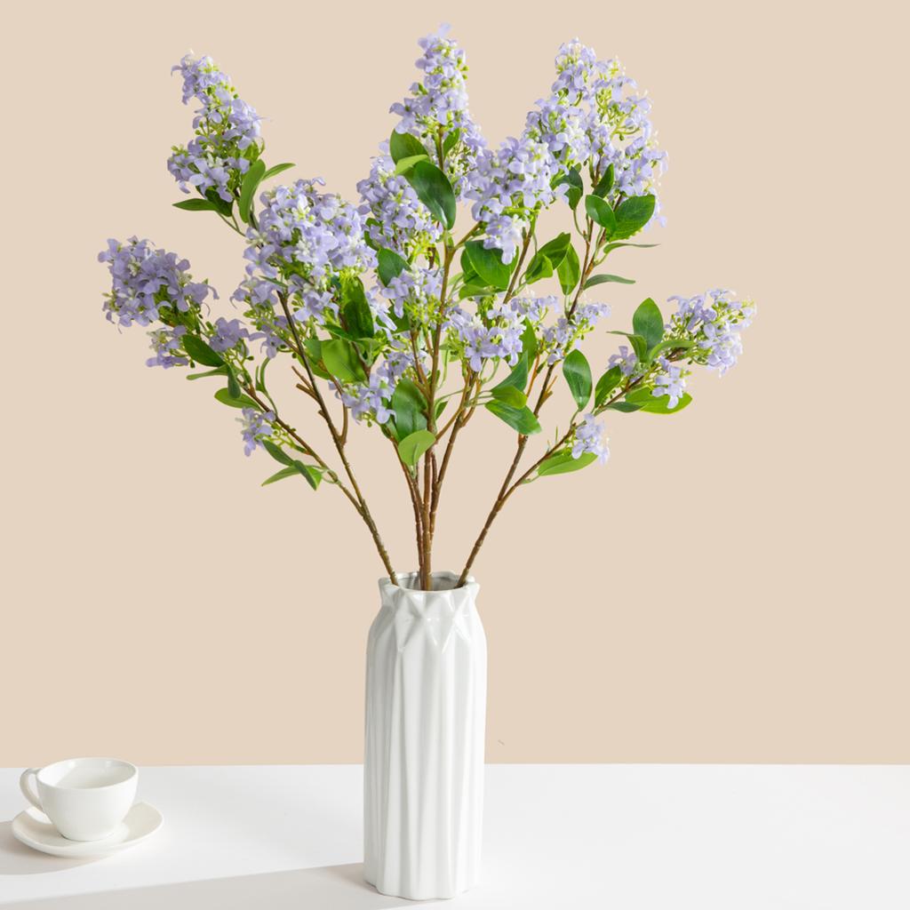 Silk Artificial Lilac Flower Wedding Bridal Bouquet Home Room Festival Outdoor Garden Yard Archway Diy Gift Box Hot Sale Decora