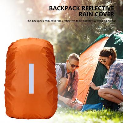 1pz 65-75L Zaino Impermeabile Riflettente Coprizaino Sport Outdoor Ciclismo Notturno Luce di Sicurezza Custodia Impermeabile Borsa Campeggio Escursionismo