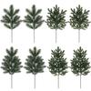 Fake Pine Needle Branches With Durable Plastic Construction For Festive Decorations And Gift Displays