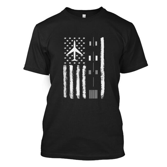 Air Traffic Controller USA Flag - ATC Outfit Controller T-Shirt S