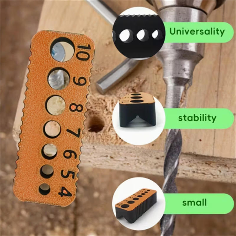 Drilling Guide Metric Drilling Guide Precise Positioning Adjustable Size For Wood Metal Plastic Professional DIY Home Improvement Drilling