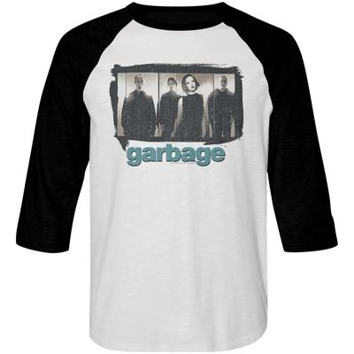 Garbage Panels 3/4 Sleeve Music Raglan