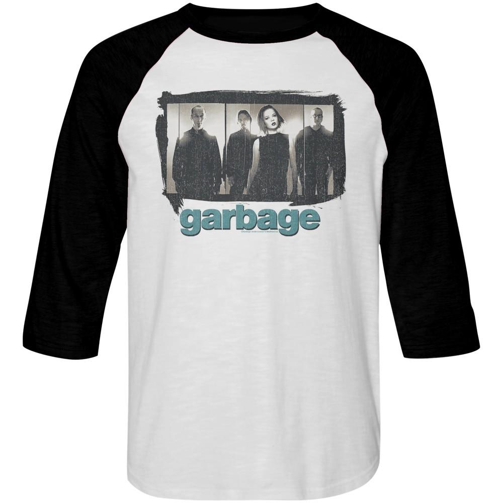 Garbage Panels 3/4 Sleeve Music Raglan