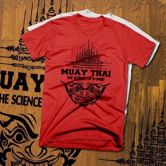Muay Thai T-Shirt Thai Boxing Sak Yant Kickboxer Full Contact Martial Arts Sport XL