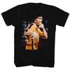 Bruce Lee Pose Black Adult Unisex T-Shirt