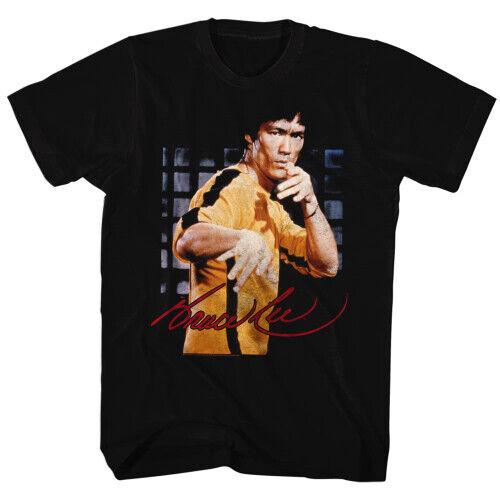 

Bruce Lee Pose Black Adult Unisex T-Shirt XXXL
