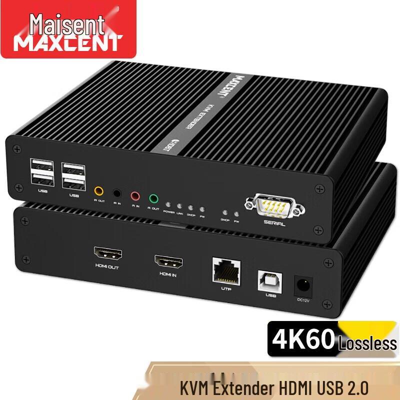 

MAXCENT 4K60 HDMI USB KVM Extender 100m over Ethernet