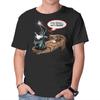 Unisex Crew Neck T-Shirt You Shall Not Pass Rabbit Graphic Short Sleeve Casual Tee