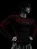 Breathedivinity Heren Sneldrogend Longsleeve Bedrukt Hardloopshirt