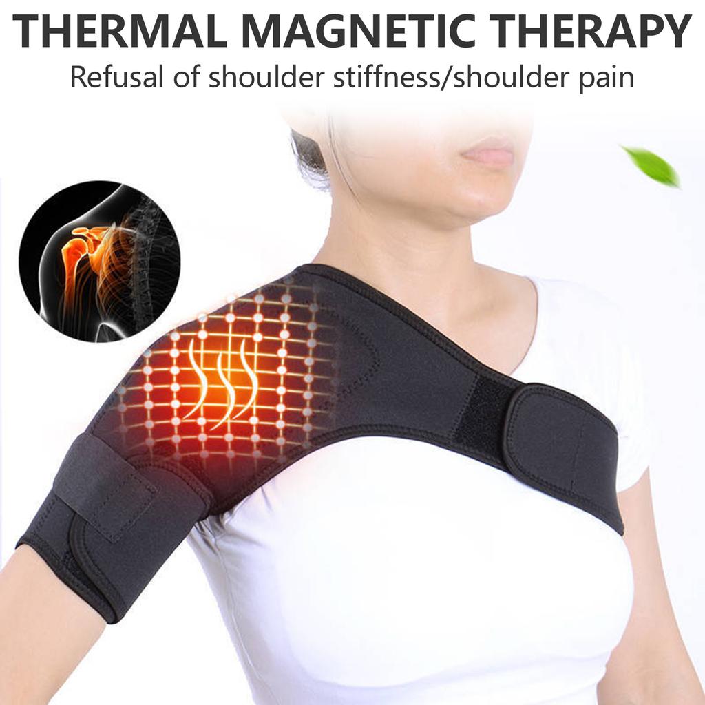 Portable Self Heating Shoulder Wrap Adjustable Thermal Therapy for Neck and Shoulder Pain Relief  for Joint Pain Relief
