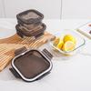 Rectangular Heat-resistant Glass Lunch Box, Heat-resistant, Bento Box and Refrigerator Glass Food Storage Box