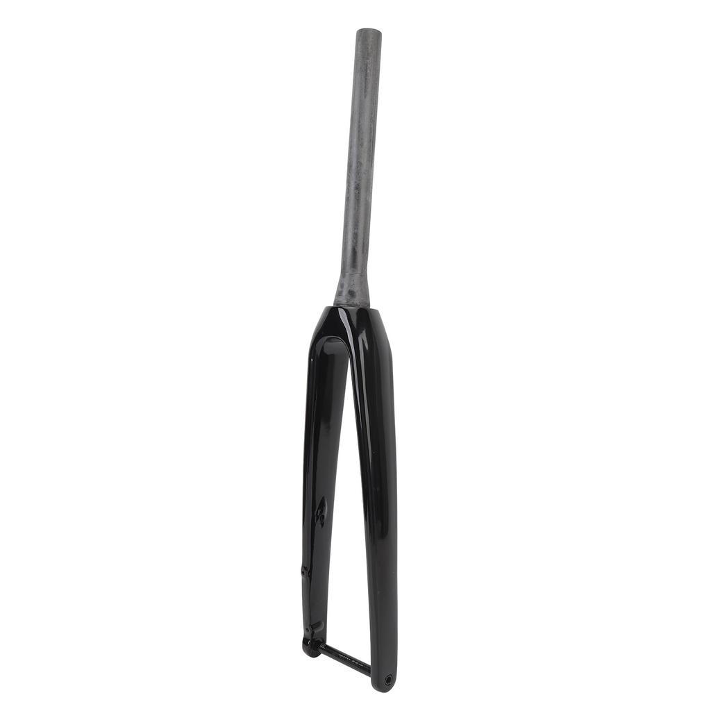 Cycling Front Fork 3K T800 Carbon 100x12mm Thru Axle 1-1/8 Inch Diameter 45mm Offset Flat Disc Brake Front Fork