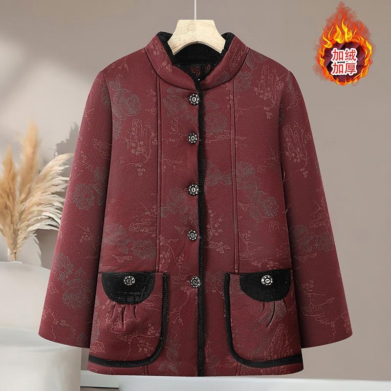 Winter cotton-padded clothes, new velvet cotton-padded jackets, old lady clothes, and thickened winter coats.