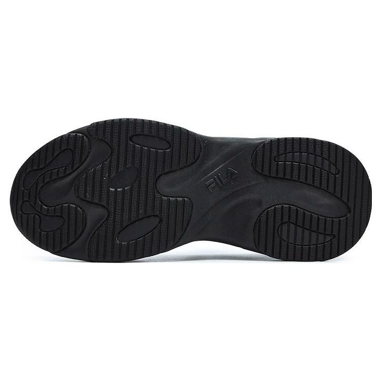 Fila Fusion Bubble Shoes Comfortable Versatile Shock Absorbing Durable Low Top Dad Shoes Women Sneaker Black T12W231304FBW