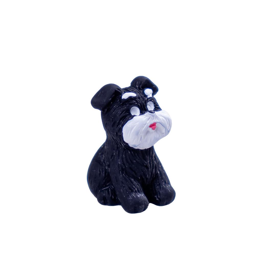 9 PEÇAS/CONJUNTO Artesanato em Resina Figura Miniatura Pequena Para Bonsai Micropaisagem Jardim de Fadas Decoração Cachorrinho Fofo Animal Decoração