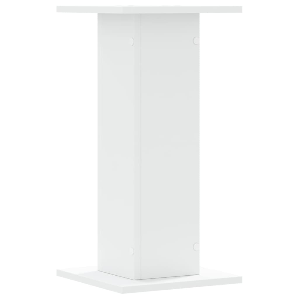 Plant Stand Set of 2 White 30 x 30 x 60 cm Engineered Wood