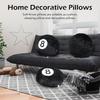35cm 8 Ball Kissen Schwarz 8 Bälle Plüsch Gefüllt Sport Kissen Kissen Haus Sofa Kissen Für Schlafzimmer Wohnzimmer
