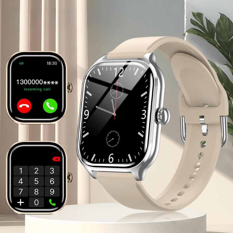 2025 New Voice Call Smartwatch 24 Hour Health Monitor 100+ Sports Modes Bluetooth Smartwatch for Men Women 2.01 Display