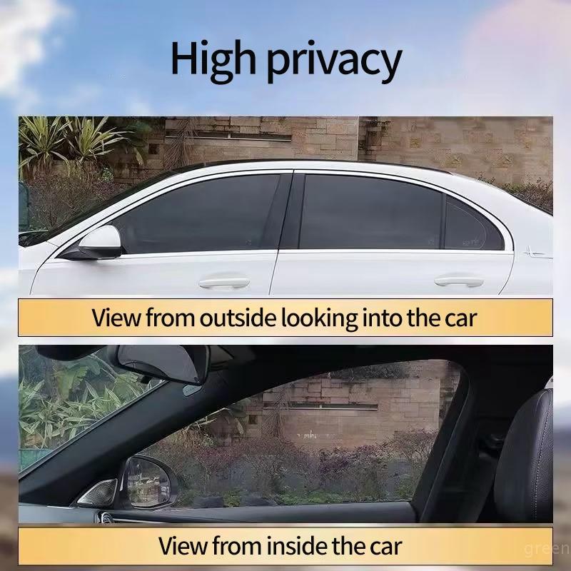 Černá soukromá skleněná fólie ochrana proti UV záření okenní samolepky samolepicí DIY fólie na okna nákladních aut a automobilů odolná proti výbuchu odnímatelná
