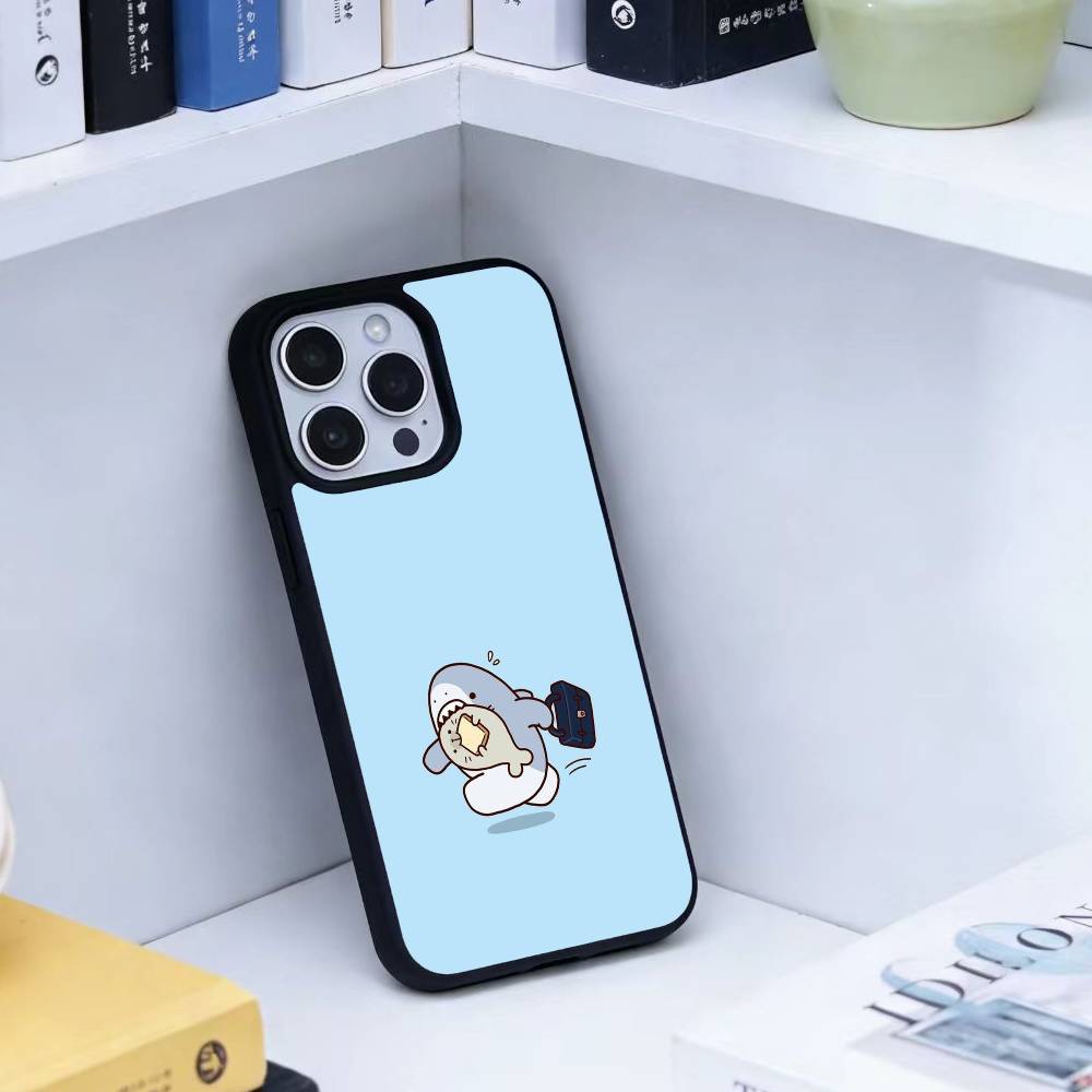 J-Cute Shark Phone Case For iPhone 17,16,15,14,13,Pro,Max,Plus,Magnetic For Magsafe Wireless Charging