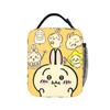 Cute Cartoon Manga Chiikawas Insulated Lunch Bags Leakproof Reusable Cooler Bag Tote Lunch Box Office  Picnic Men Women