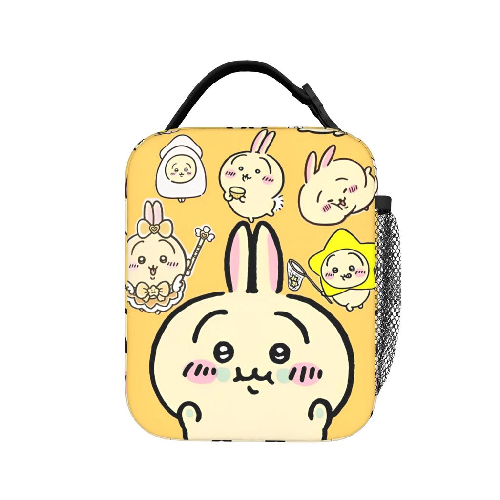 Cute Cartoon Manga Chiikawas Insulated Lunch Bags Leakproof Reusable Cooler Bag Tote Lunch Box Office Picnic Men Women