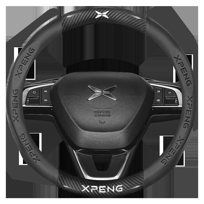 Xiaopeng P7/P5/G3/G3i/G9 Suede Leather Steering Wheel Cover - Ultra-thin, Sporty Design