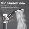 G1/2 Connection Shower Head Elbow Adapter 90° 135° Angle Angle Elbow Adapter  Bathroom Use