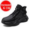 Fashion Autumn Lift Sneakers Men Elevator Shoes Height Increasing Shoes for Man Insoles 8CM Hidden Heels Sports Inner Heightening Shoes