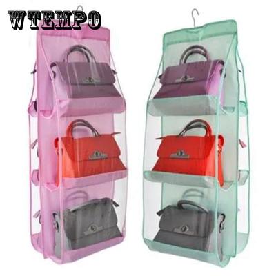 Transparent Bag Storage Hanging Bag Hanging Storage Bag Fabric Dust Bag Closet Wall Hanging Storage Rack Dust Bag