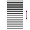 Zebra Roller Blind, Black, Fabric Width 115.9 Cm, Polyester