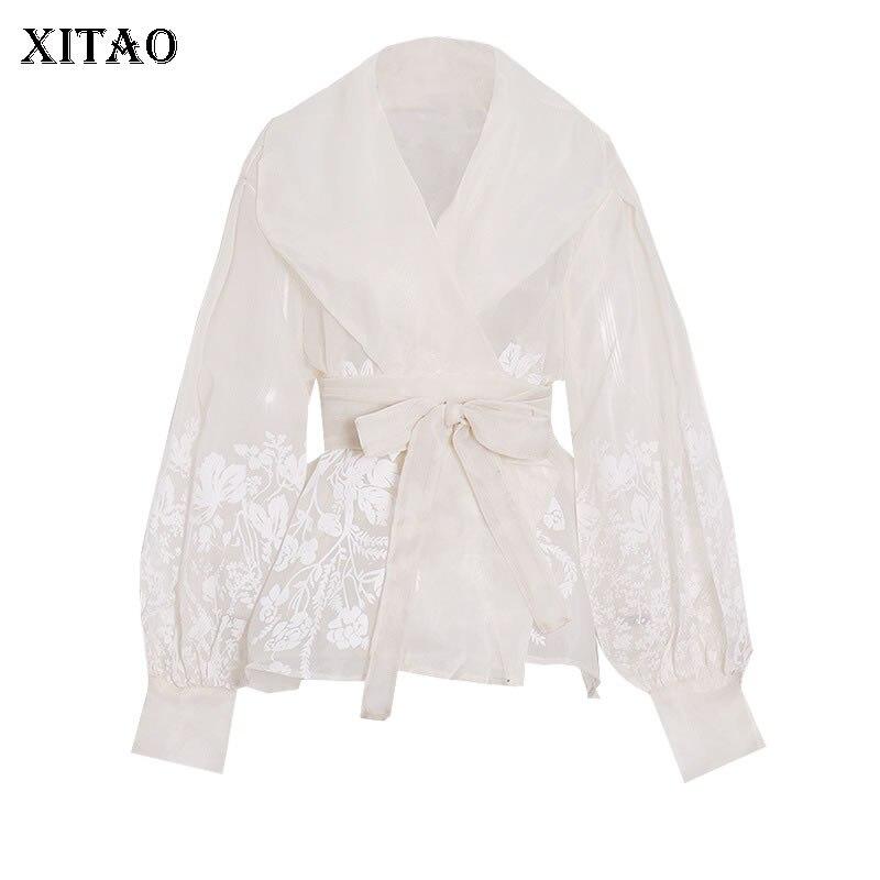 

XITAO Женская рубашка Мода Темперамент Топ DZL2810