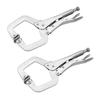 GOODRIG C-type Locking Pliers, 280mm, 2-Pack, Vice C-Clamp, DIY Woodworking Fixing Tool