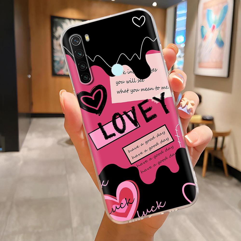 For Xiaomi Redmi Note 8T Case Luxury TPU Shockproof Cartoon Silicone Phone Cover For Redmi Note 8T Note8T Cases Bumper Fundas